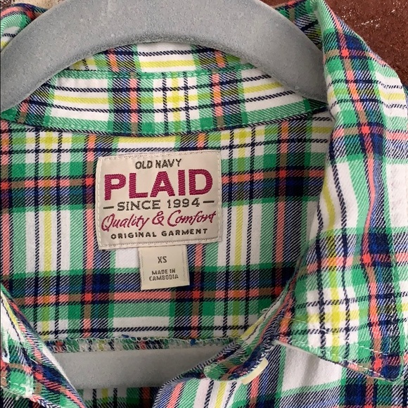 Old Navy flannel shirt - Picture 3 of 4